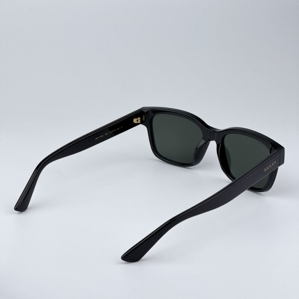 Gucci GG1716S 003 BRAND NEW Sunglasses Grey Square Unisex - Picture 5 of 9